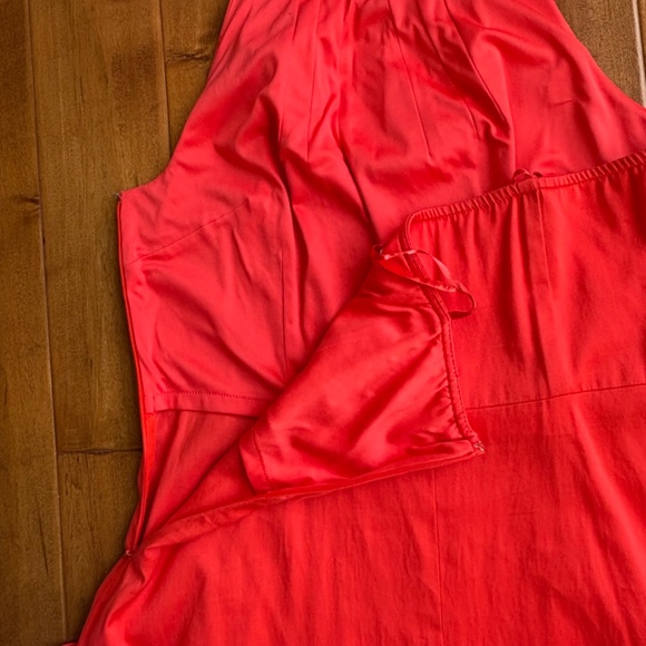 Jessica Simpson Orange Halter Mini Dress M - Picture 10 of 13